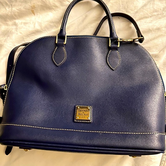 Dooney & Bourke Handbags - Women’sSALE Dooney & Bourke Vintage satchel Navy w/bag excellent condition
